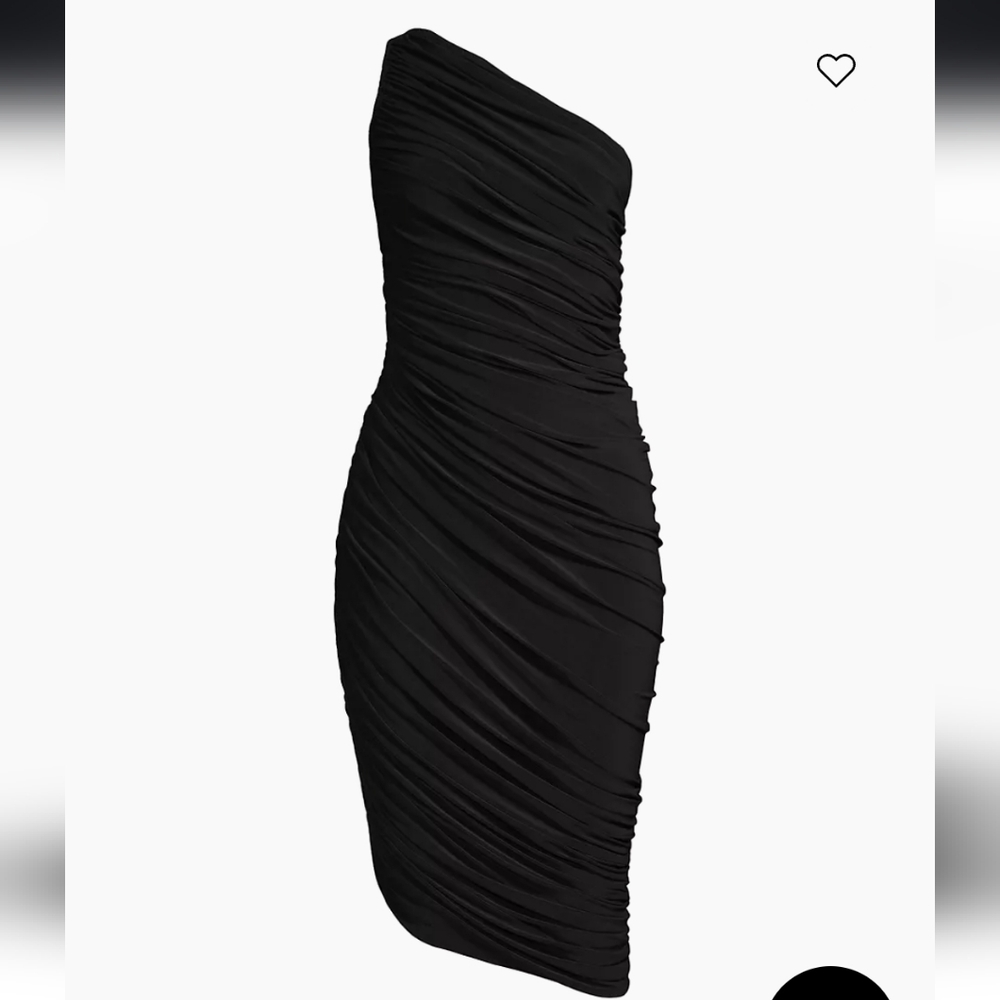 Norma Kamali Black Diana Gown Dress size large